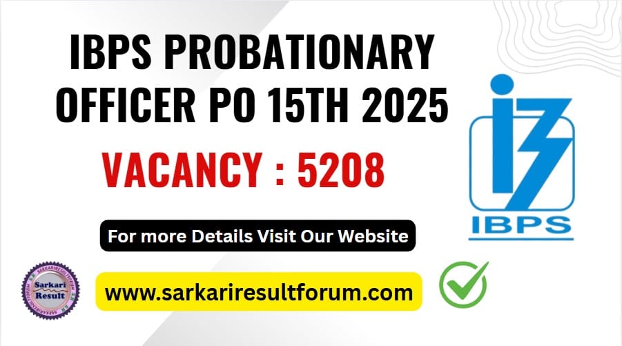 IBPS PO 2025 Admit Card Rojgar Forum