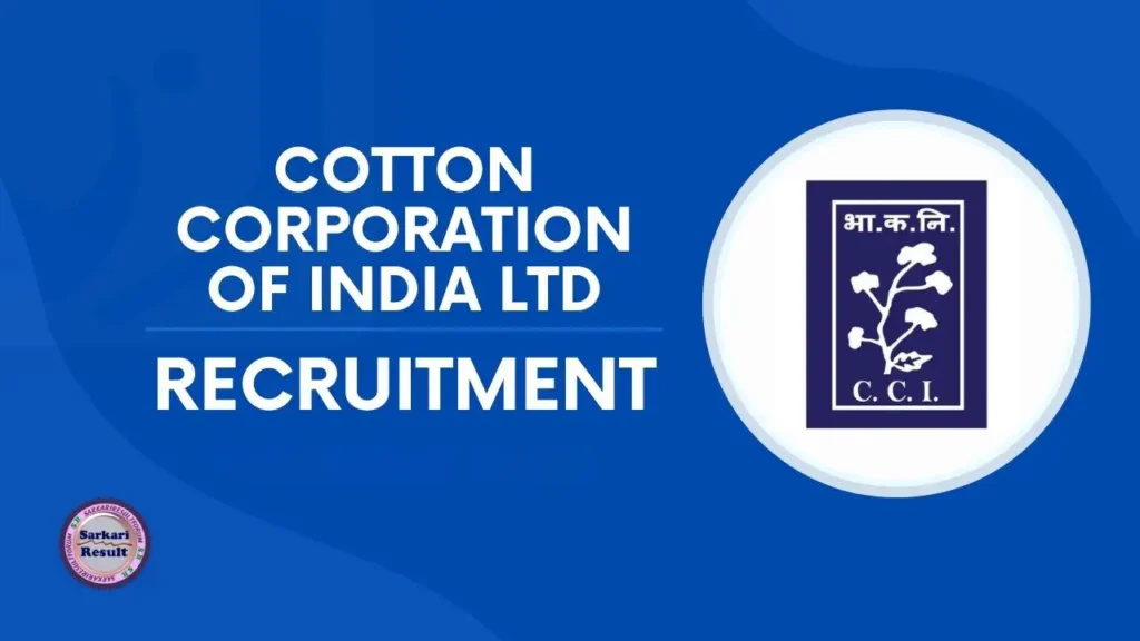 CCI Result 2025 Cotton Corporation of India Recruitment