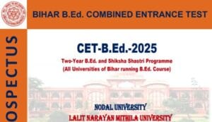 Bihar B ed CET Counselling Result 2025 Rojgar Forum