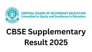 CBSE Supplementary Result 2025 Rojgar Forum