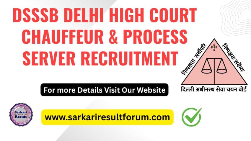 DSSSB_Delhi_High_Despatch_Rider_Recruitment