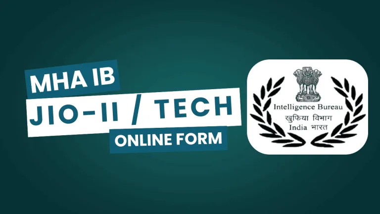 IB JIO 2 Tech 2025 Apply Online Now for 394 Post