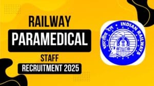 Railway Paramedical Staff Recruitment 2025 Rojgar Forum