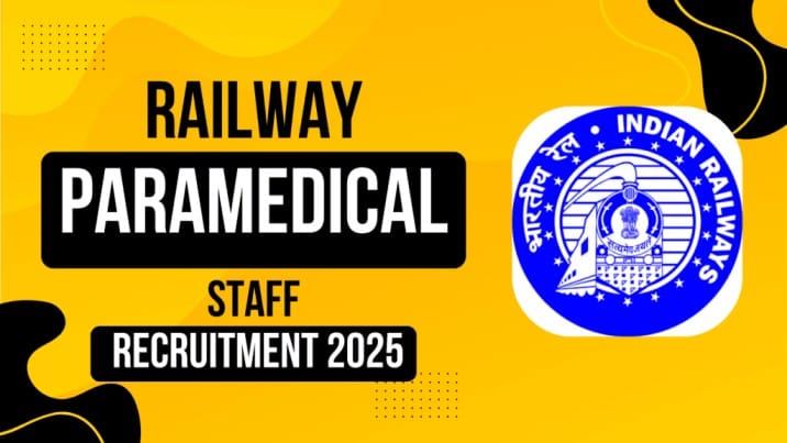 Railway Paramedical Staff Recruitment 2025 Rojgar Forum