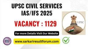 UPSC Civil Services 2025 Mains Admit Card Recruitment Rojgar Forum