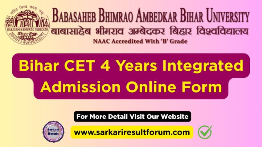 Bihar_CET_4_Years_Integrated _Admission