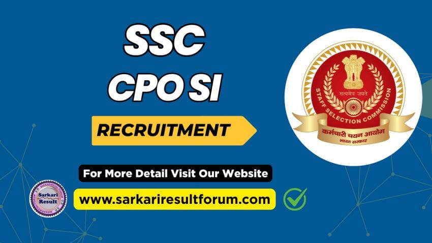 SSC_CPO_Recruitment