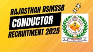 RAJASTHAN-CONDUCTOR-RECRUITMENT