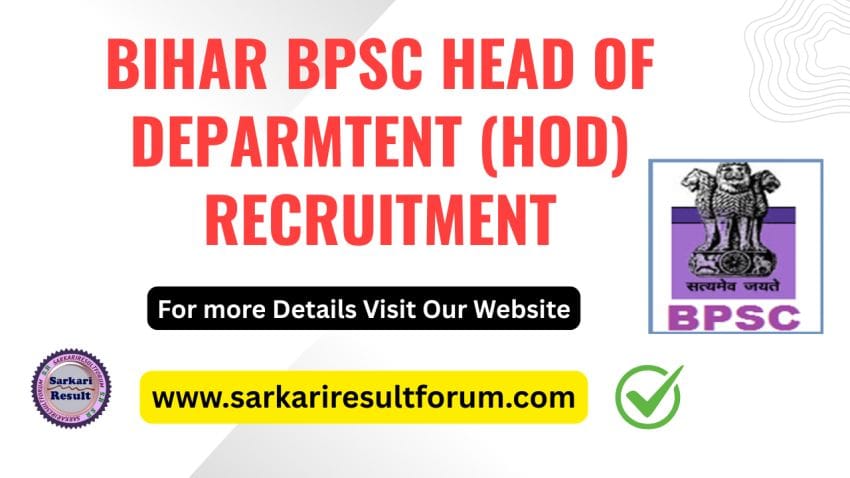 BPSC_HOD_Recruitment