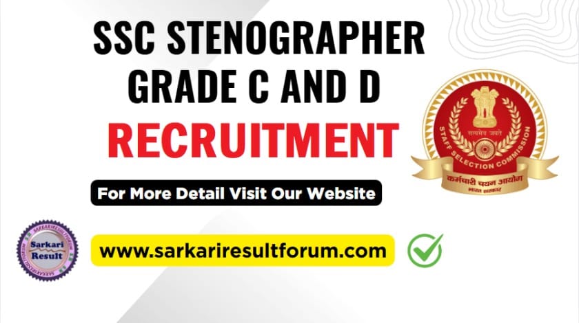 SSC Steno 2026 Notification Apply Exam Answer Key Out