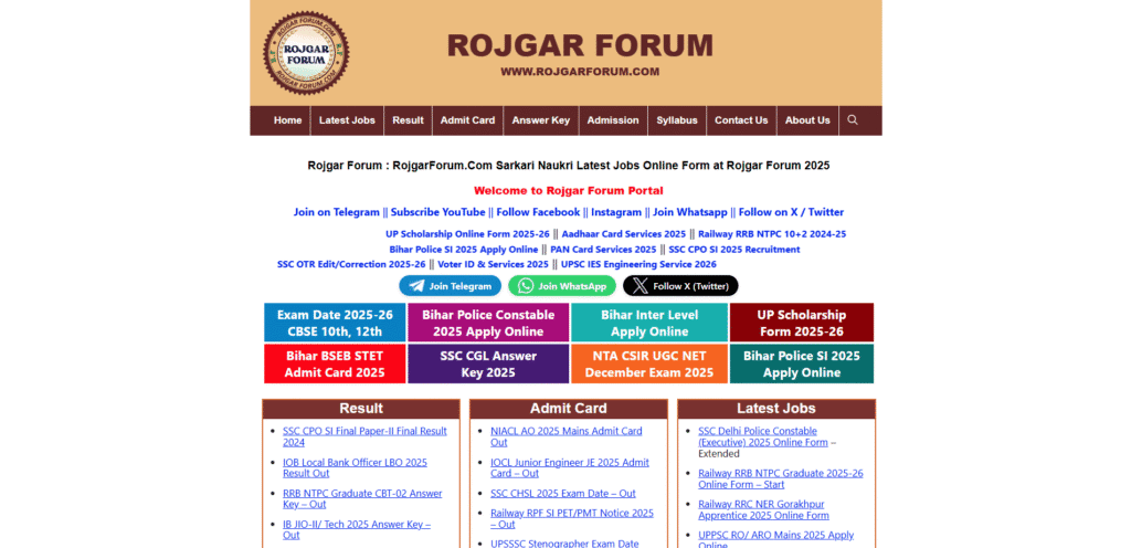 Sarkari Result, Rojgar Forum, Rojgar Result, SarkariResult, Sarkari Result 2025 , Sarkari Results , Sarkari Jobs , sarkari result , sarkaruresult.com, 2026